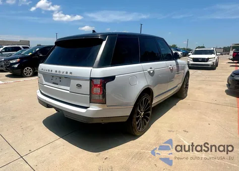2016 Land Rover Range Rover Supercharged z USA, uszkodzony, nr VIN SALGS2EF4GA317214
